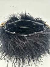 Black Ostrich Feather Bag