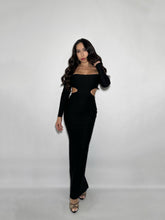 Black Maxi Cut Out Dress